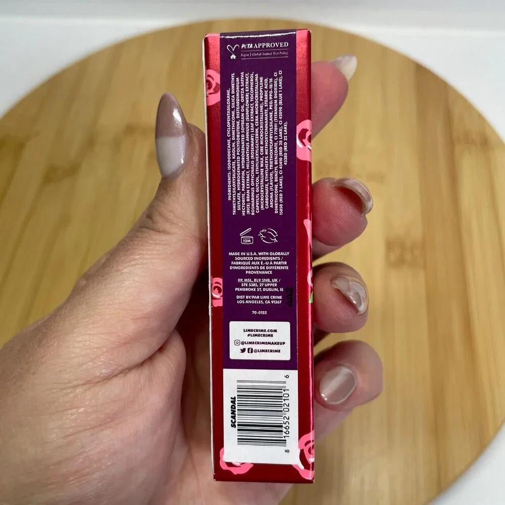 Lime Crime Velvetines Scandal Liquid Matte Lipstick 2.6 mL 0.088 oz Vegan